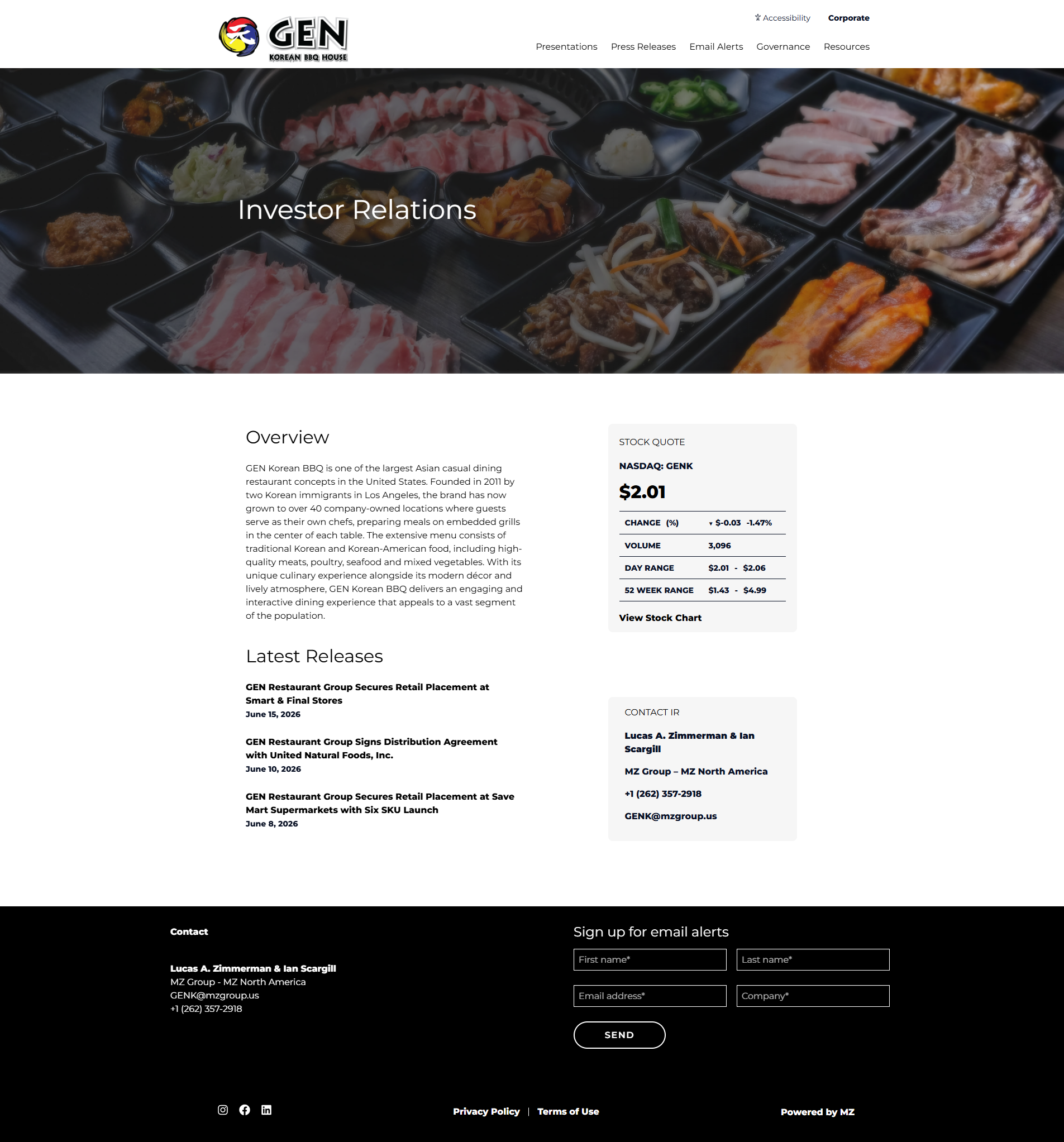 GEN Restaurant Group